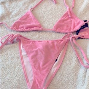 Towel material Bathing suit